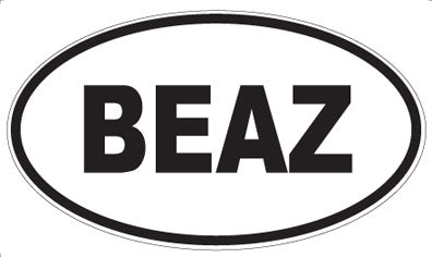 BEAZ - Oval Magnet