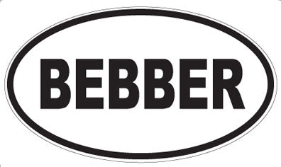BEBBER - Oval Magnet