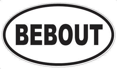 BEBOUT - Oval Magnet
