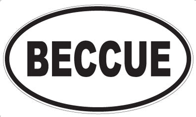 BECCUE - Oval Magnet