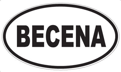 BECENA - Oval Magnet