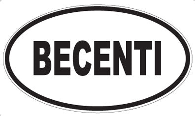 BECENTI - Oval Magnet