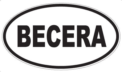 BECERA - Oval Magnet