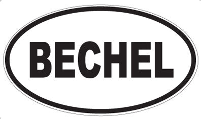 BECHEL - Oval Magnet