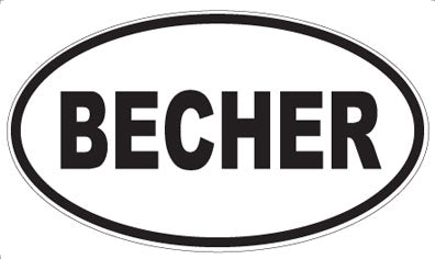 BECHER - Oval Magnet