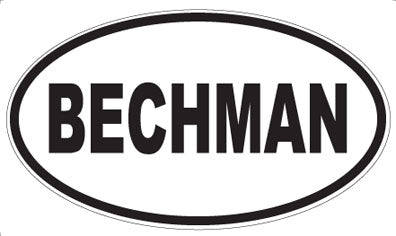 BECHMAN - Oval Magnet