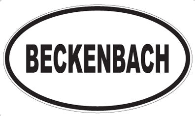 BECKENBACH - Oval Magnet
