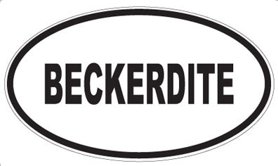 BECKERDITE - Oval Magnet
