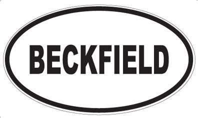 BECKFIELD - Oval Magnet