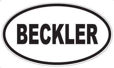 BECKLER - Oval Magnet