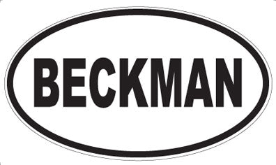 BECKMAN - Oval Magnet