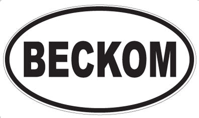 BECKOM - Oval Magnet