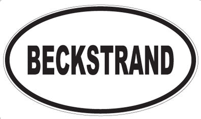 BECKSTRAND - Oval Magnet