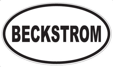 BECKSTROM - Oval Magnet