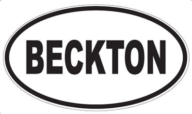 BECKTON - Oval Magnet