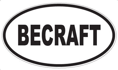 BECRAFT - Oval Magnet
