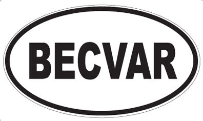 BECVAR - Oval Magnet
