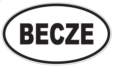 BECZE - Oval Magnet