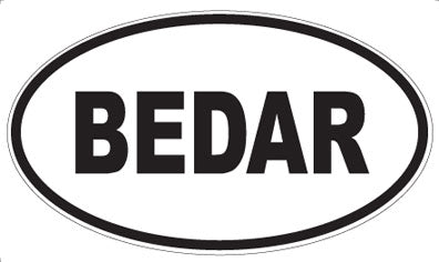 BEDAR - Oval Magnet