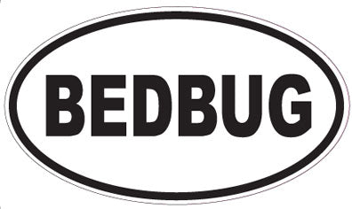BEDBUG - Oval Sticker