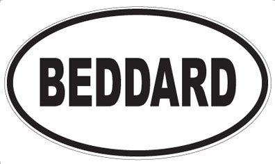 BEDDARD - Oval Magnet