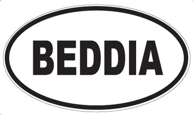 BEDDIA - Oval Magnet