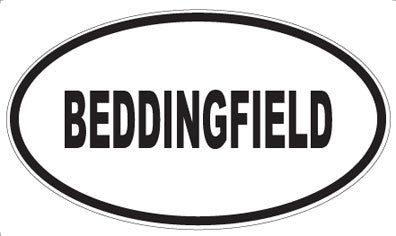 BEDDINGFIELD - Oval Magnet