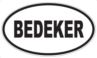 BEDEKER - Oval Magnet