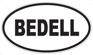 BEDELL - Oval Magnet