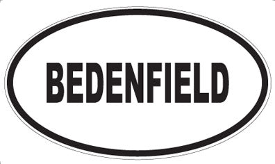 BEDENFIELD - Oval Magnet