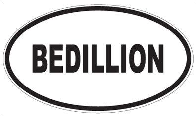 BEDILLION - Oval Magnet