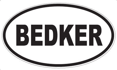 BEDKER - Oval Magnet