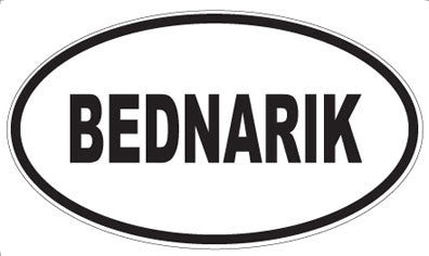 BEDNARIK - Oval Magnet