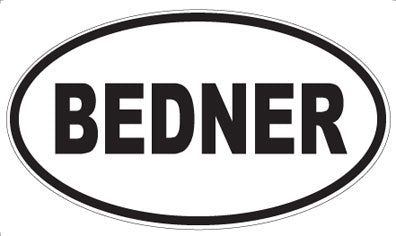 BEDNER - Oval Magnet