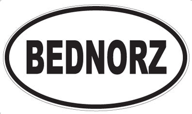 BEDNORZ - Oval Magnet