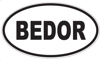 BEDOR - Oval Magnet