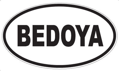 BEDOYA - Oval Magnet