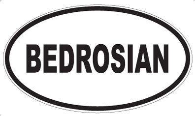 BEDROSIAN - Oval Magnet