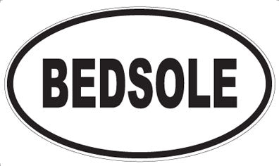 BEDSOLE - Oval Magnet