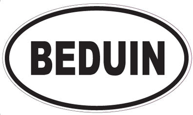 BEDUIN - Oval Sticker