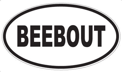 BEEBOUT - Oval Magnet