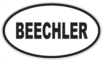 BEECHLER - Oval Magnet