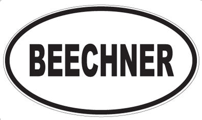 BEECHNER - Oval Magnet