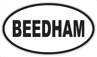 BEEDHAM - Oval Magnet