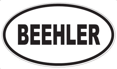 BEEHLER - Oval Magnet