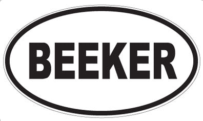 BEEKER - Oval Magnet
