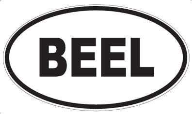 BEEL - Oval Magnet