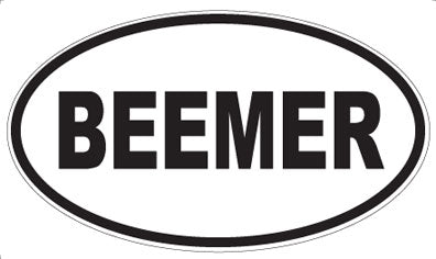 BEEMER - Oval Magnet