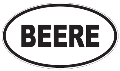 BEERE - Oval Magnet