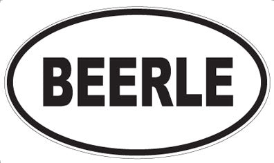 BEERLE - Oval Magnet